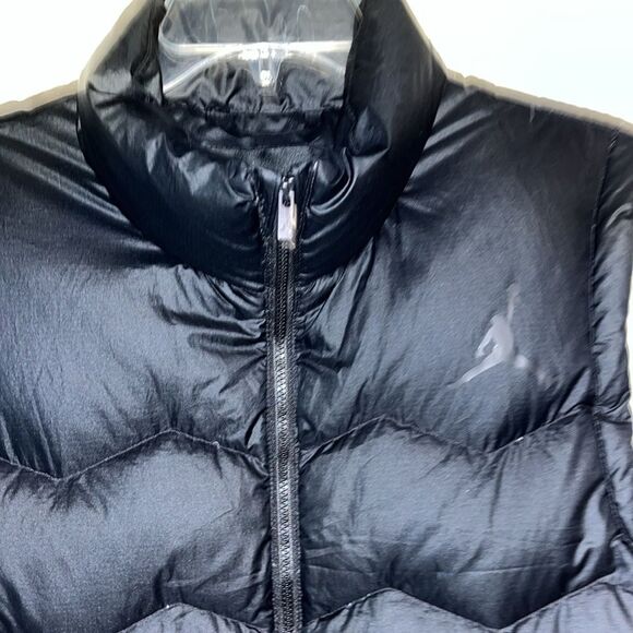 Black Red Nike Air Jordan Swingman Jumpman Down Puffer Puffy Vest Zip Jacket #15 - Picture 5 of 12